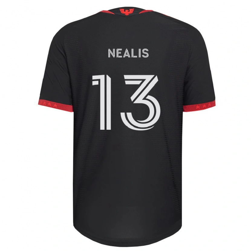Danxen Dámské Sean Nealis #13 Černá Bílá Červená Domů Hráčské Dresy 2026/27 Dres