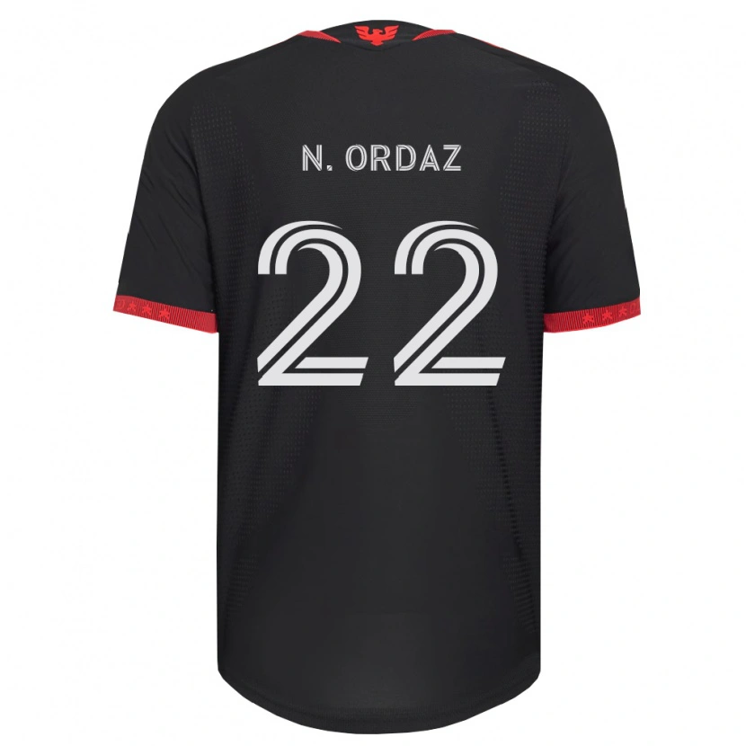 Danxen Dámské Nathan Ordaz #22 Černá Bílá Červená Domů Hráčské Dresy 2026/27 Dres