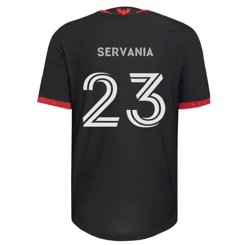 Danxen Dámské Brandon Servania #23 Černá Bílá Červená Domů Hráčské Dresy 2026/27 Dres