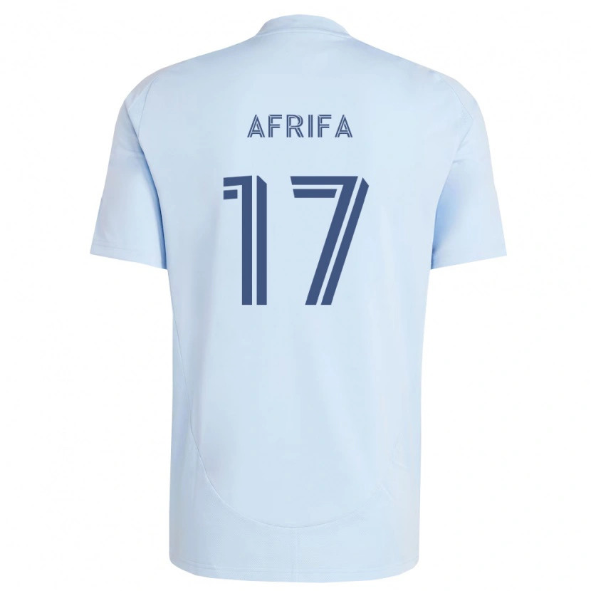 Danxen Dámské Stephen Afrifa #17 Světle Modrá Světle Šedá Domů Hráčské Dresy 2026/27 Dres