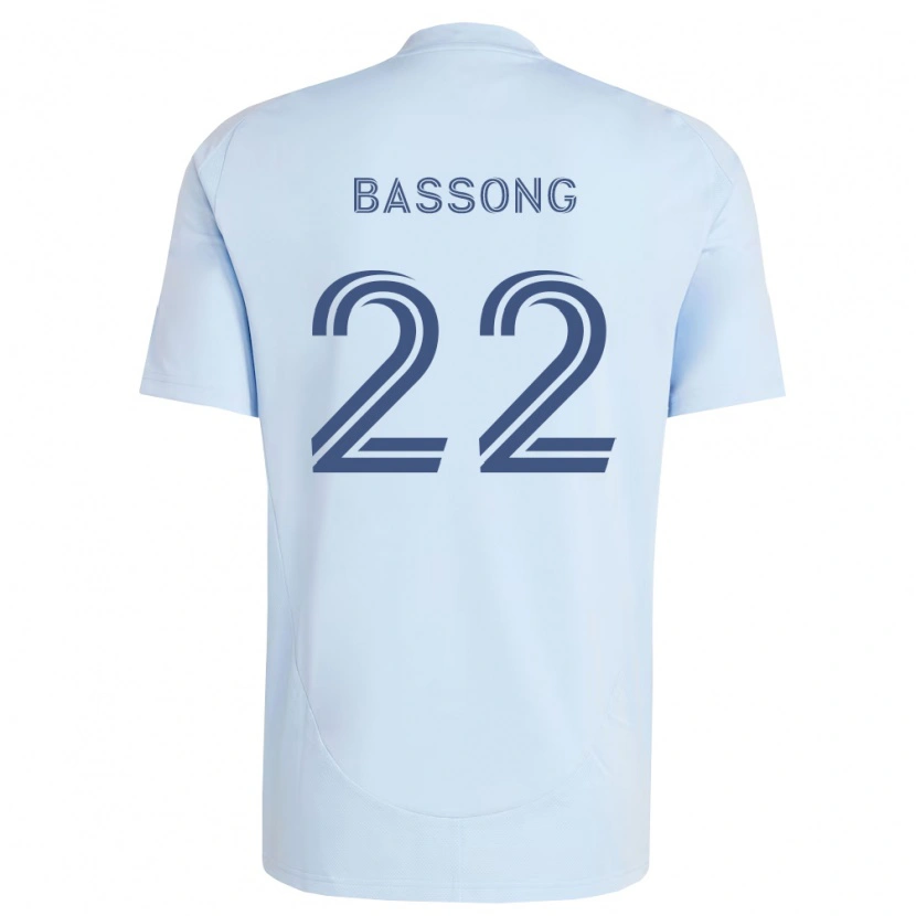 Danxen Dámské Zorhan Bassong #22 Světle Modrá Světle Šedá Domů Hráčské Dresy 2026/27 Dres