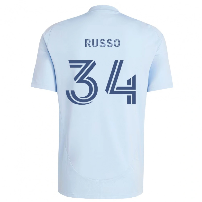 Danxen Dámské Daniel Russo #34 Světle Modrá Světle Šedá Domů Hráčské Dresy 2026/27 Dres
