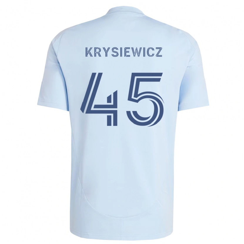 Danxen Dámské Brady Krysiewicz #45 Světle Modrá Světle Šedá Domů Hráčské Dresy 2026/27 Dres