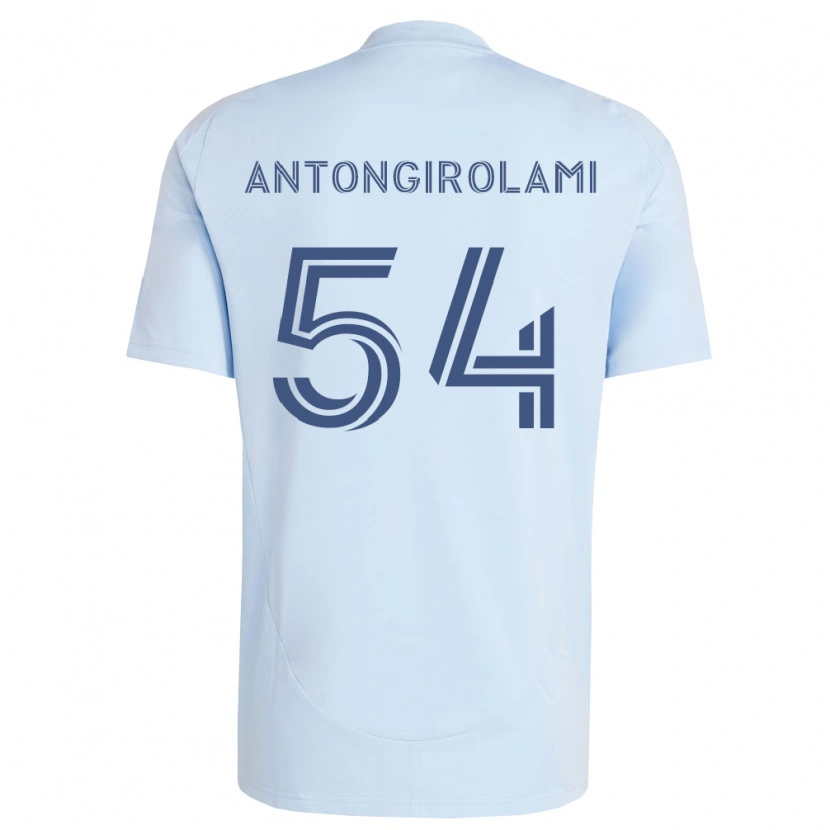 Danxen Dámské Luca Antongirolami #54 Světle Modrá Světle Šedá Domů Hráčské Dresy 2026/27 Dres