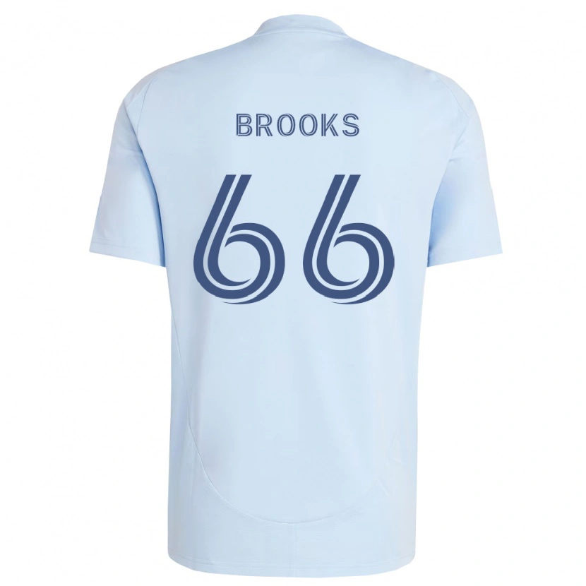 Danxen Dámské Edson Brooks #66 Světle Modrá Světle Šedá Domů Hráčské Dresy 2026/27 Dres