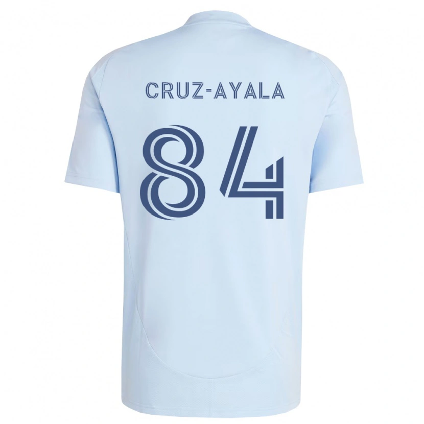Danxen Dámské Luis Cruz-Ayala #84 Světle Modrá Světle Šedá Domů Hráčské Dresy 2026/27 Dres