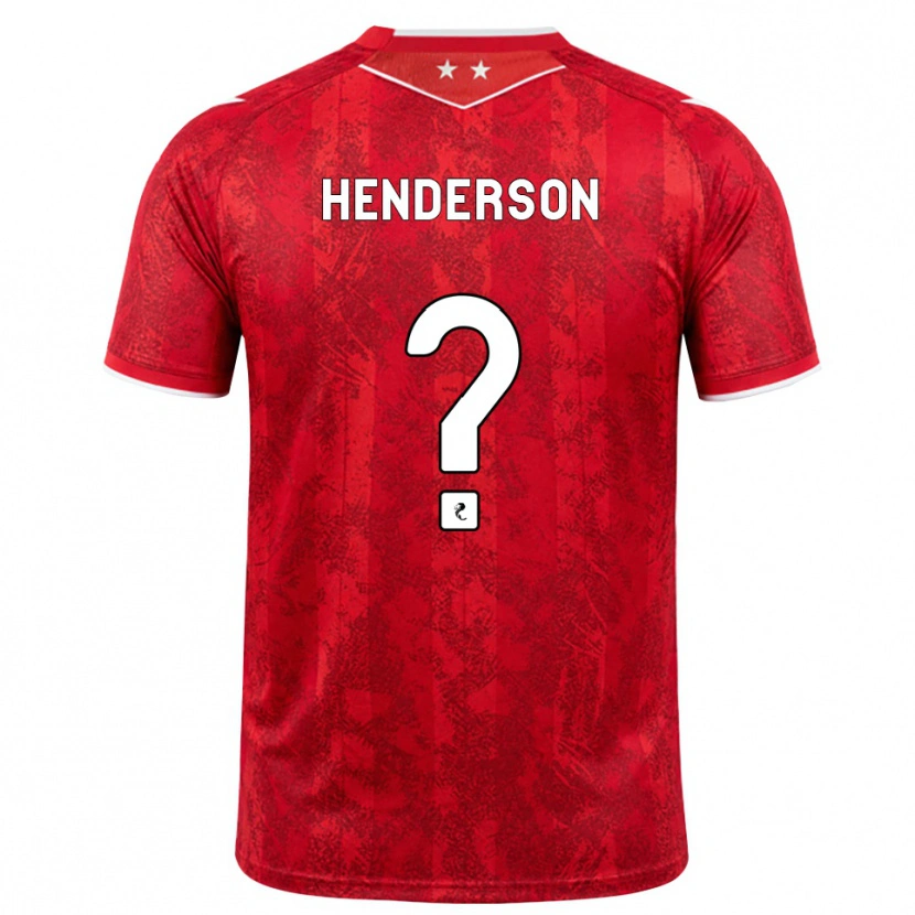 Danxen Dámské Jay Henderson #0 Červená Bílá Domů Hráčské Dresy 2026/27 Dres
