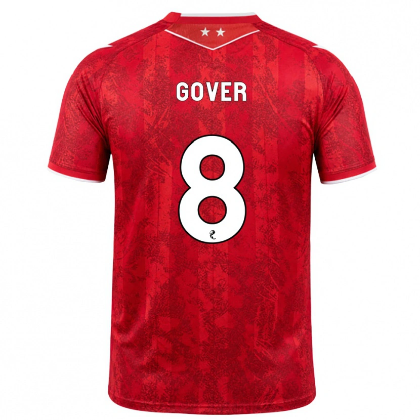 Danxen Dámské Chloe Gover #8 Červená Bílá Domů Hráčské Dresy 2026/27 Dres