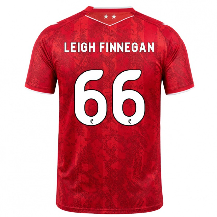 Danxen Dámské Toni Leigh Finnegan #66 Červená Bílá Domů Hráčské Dresy 2026/27 Dres