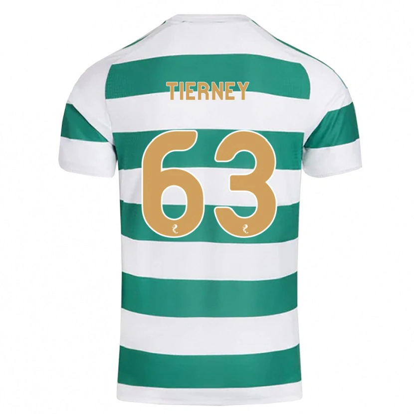 Danxen Dámské Kieran Tierney #63 Tmavě Tyrkysová Bílá Domů Hráčské Dresy 2026/27 Dres