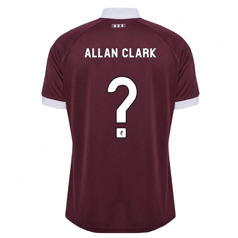 Danxen Dámské Allan Clark #0 Purpurová Bílá Domů Hráčské Dresy 2026/27 Dres
