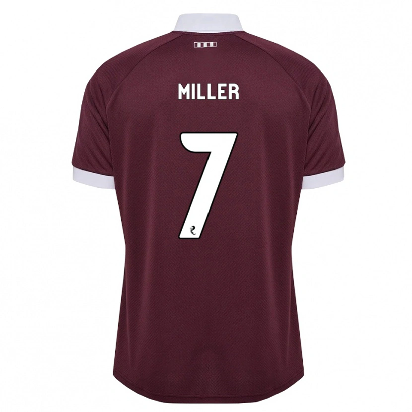 Danxen Dámské Calvin Miller #7 Purpurová Bílá Domů Hráčské Dresy 2026/27 Dres
