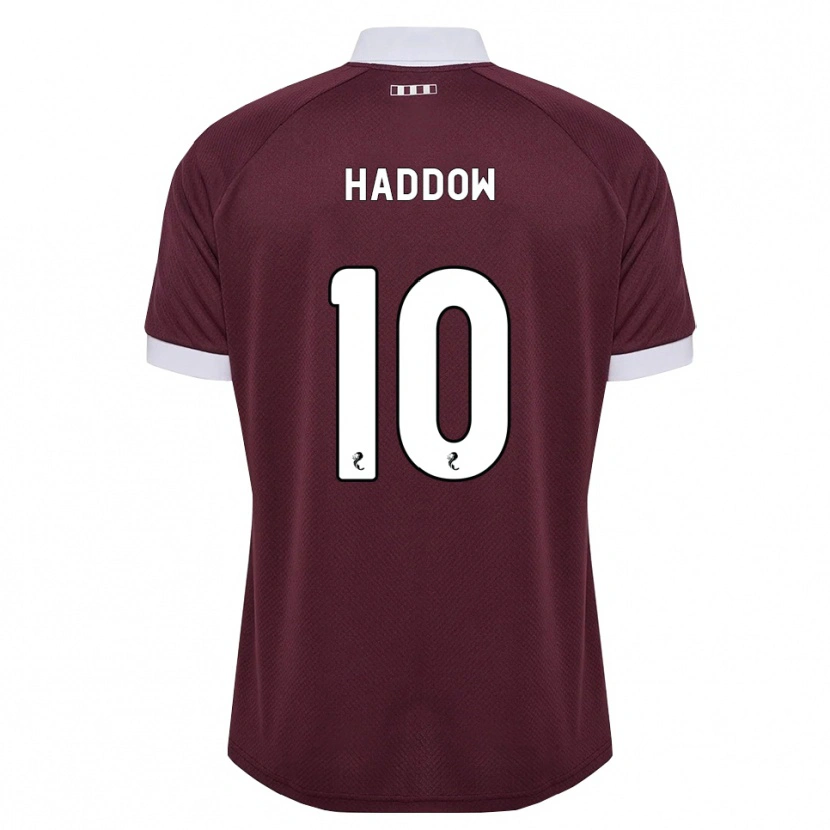 Danxen Dámské Aiden Haddow #10 Purpurová Bílá Domů Hráčské Dresy 2026/27 Dres