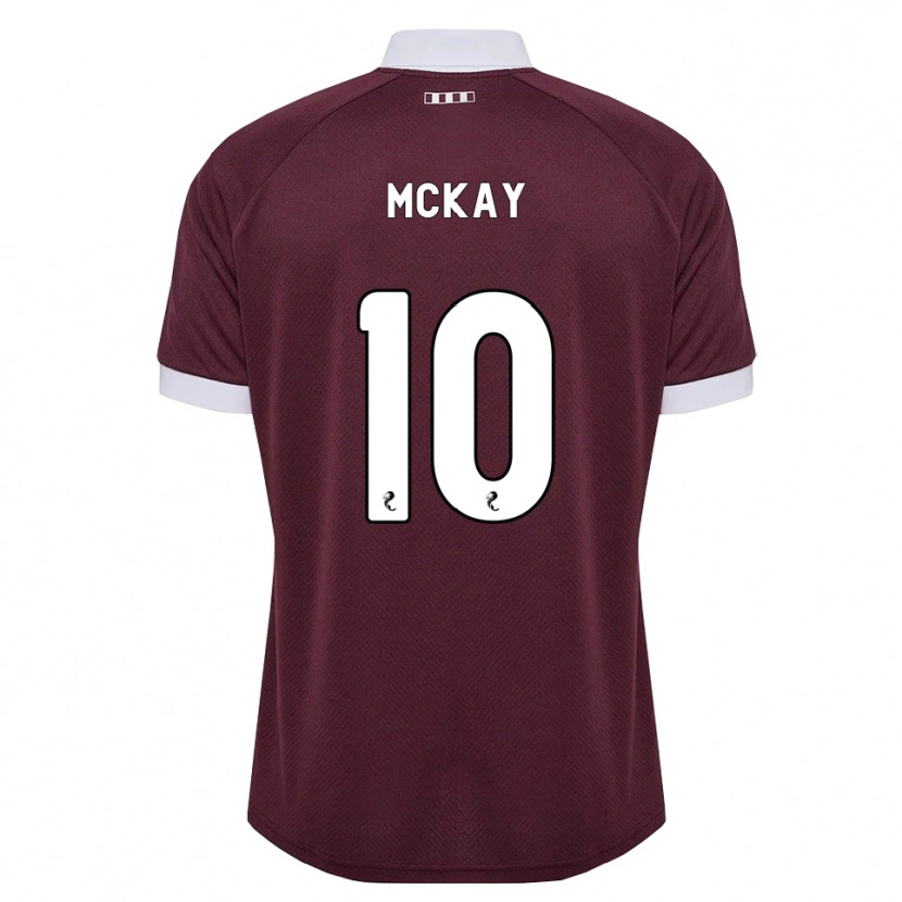 Danxen Dámské Barrie Mckay #10 Purpurová Bílá Domů Hráčské Dresy 2026/27 Dres