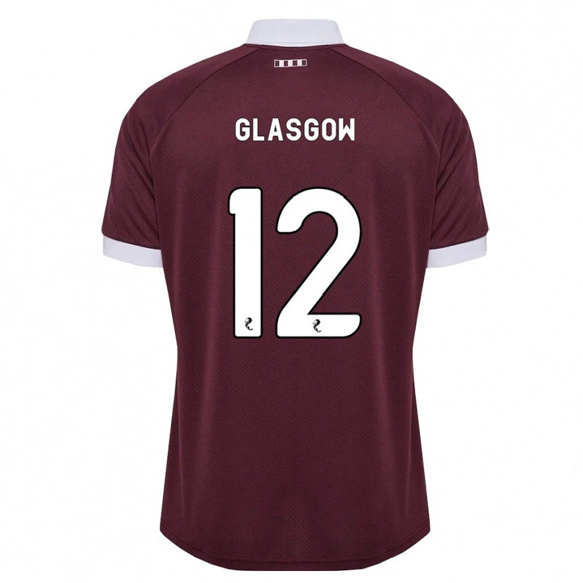 Danxen Dámské Euan Glasgow #12 Purpurová Bílá Domů Hráčské Dresy 2026/27 Dres