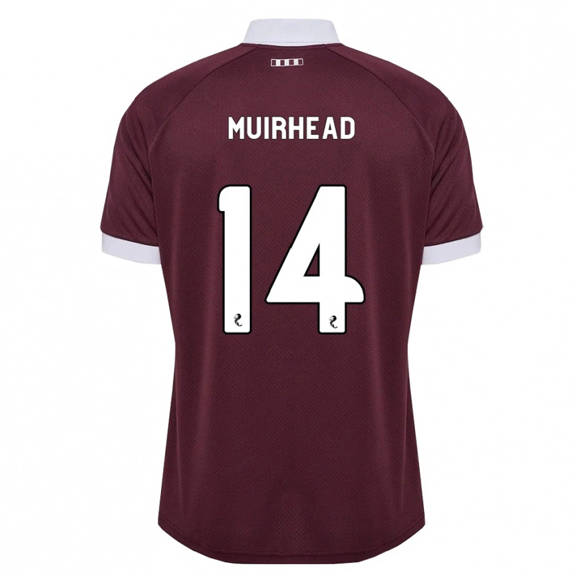 Danxen Dámské Owen Muirhead #14 Purpurová Bílá Domů Hráčské Dresy 2026/27 Dres
