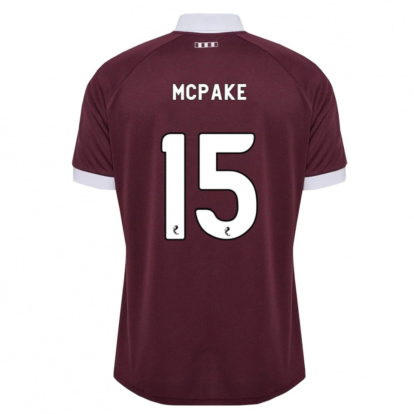 Danxen Dámské Josh Mcpake #15 Purpurová Bílá Domů Hráčské Dresy 2026/27 Dres