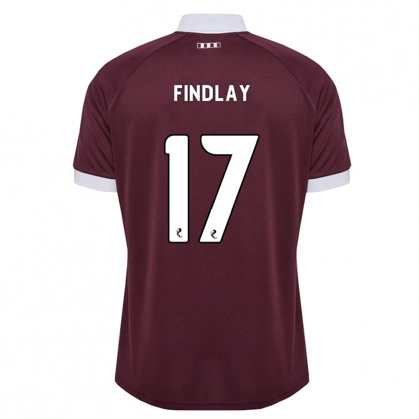 Danxen Dámské Stuart Findlay #17 Purpurová Bílá Domů Hráčské Dresy 2026/27 Dres