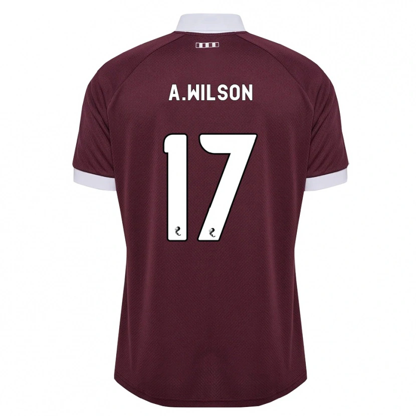 Danxen Dámské Alfie Wilson #17 Purpurová Bílá Domů Hráčské Dresy 2026/27 Dres