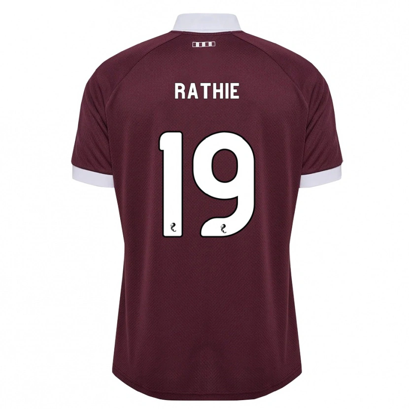 Danxen Dámské Luke Rathie #19 Purpurová Bílá Domů Hráčské Dresy 2026/27 Dres