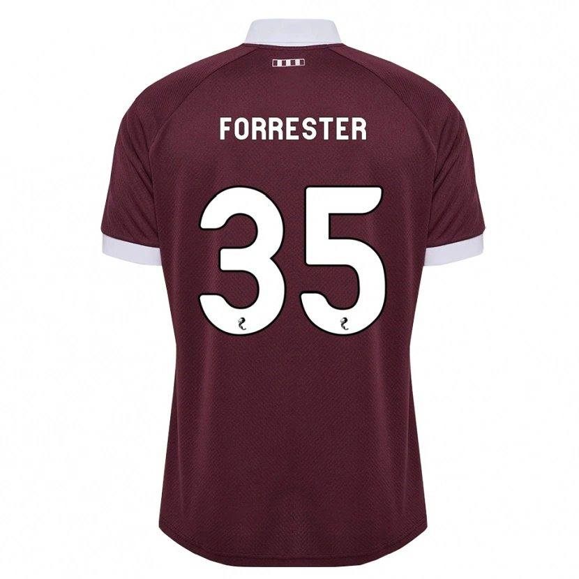 Danxen Dámské Adam Forrester #35 Purpurová Bílá Domů Hráčské Dresy 2026/27 Dres