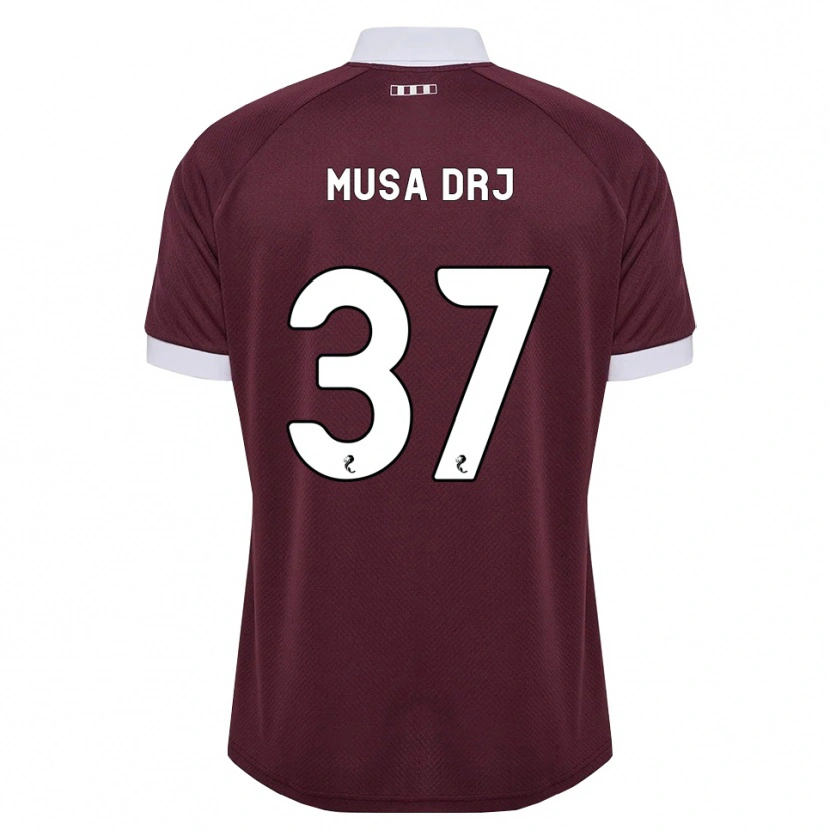 Danxen Dámské Musa Drammeh #37 Purpurová Bílá Domů Hráčské Dresy 2026/27 Dres