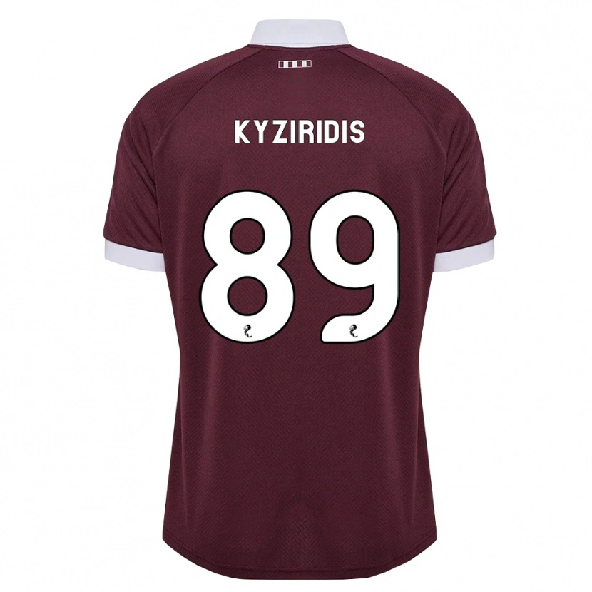 Danxen Dámské Alexandros Kyziridis #89 Purpurová Bílá Domů Hráčské Dresy 2026/27 Dres