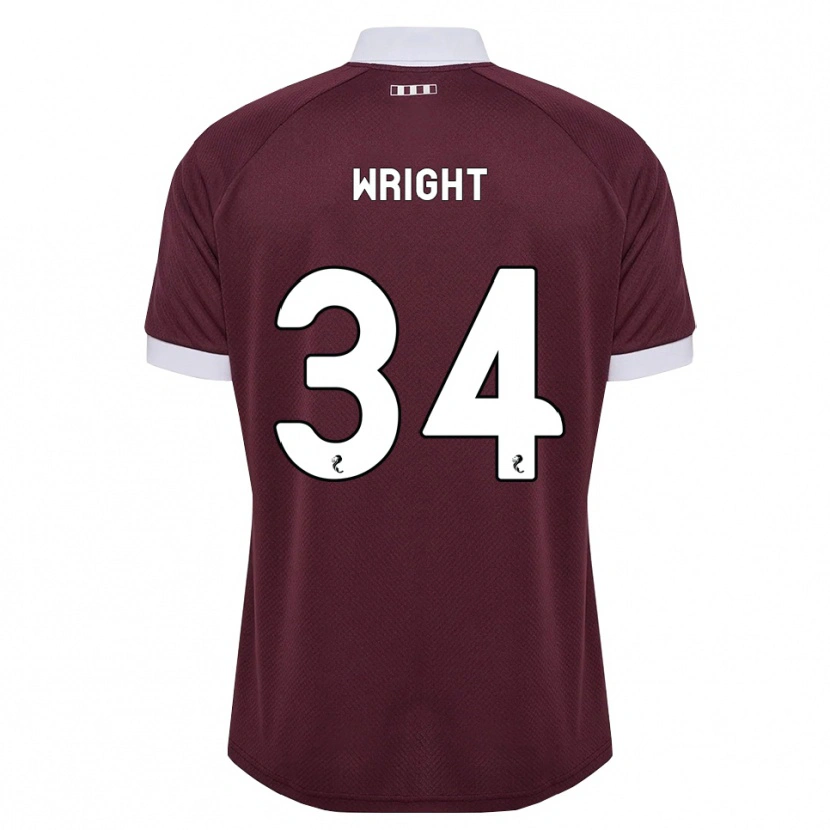 Danxen Dámské Kieran Wright #34 Purpurová Bílá Domů Hráčské Dresy 2026/27 Dres