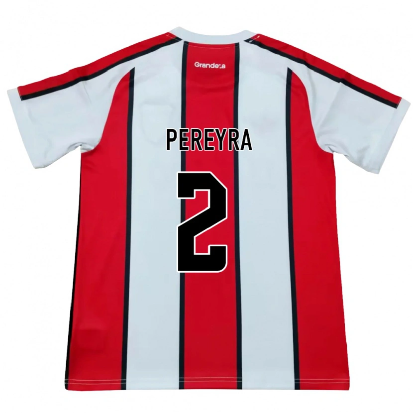 Danxen Dámské Cirilo Pereyra #2 Bílá Červená Černá Daleko Hráčské Dresy 2026/27 Dres