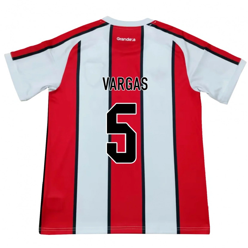 Danxen Dámské Agustina Vargas #5 Bílá Červená Černá Daleko Hráčské Dresy 2026/27 Dres
