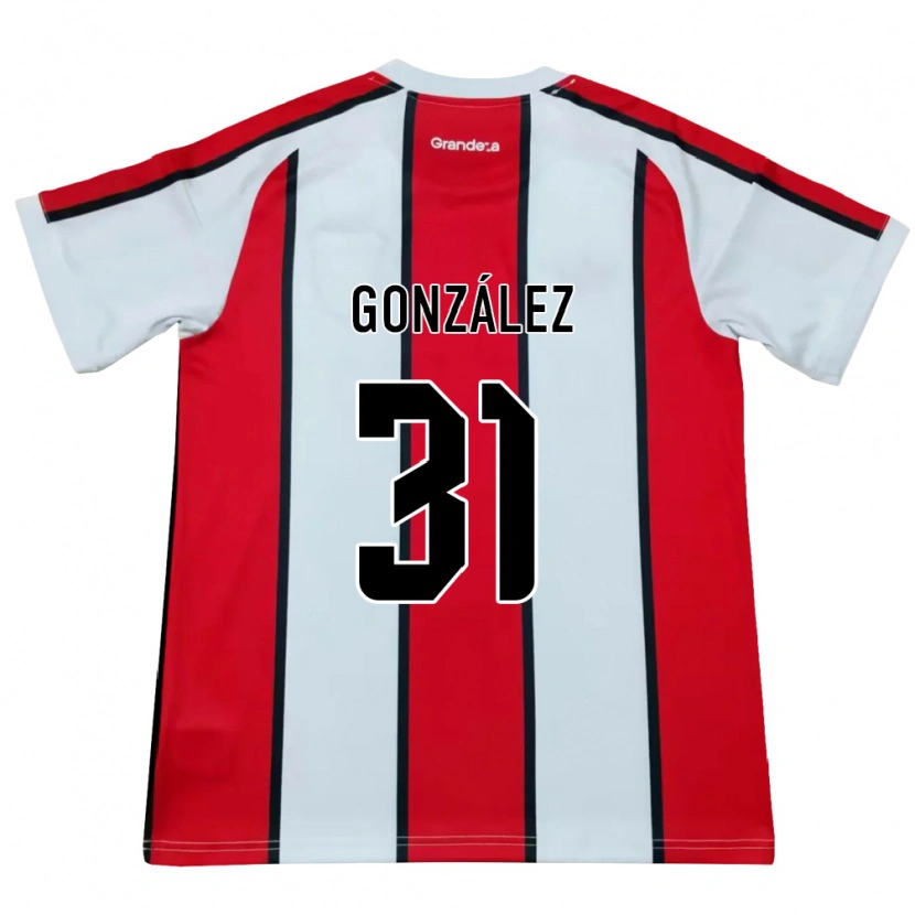 Danxen Dámské Facundo González #31 Bílá Červená Černá Daleko Hráčské Dresy 2026/27 Dres