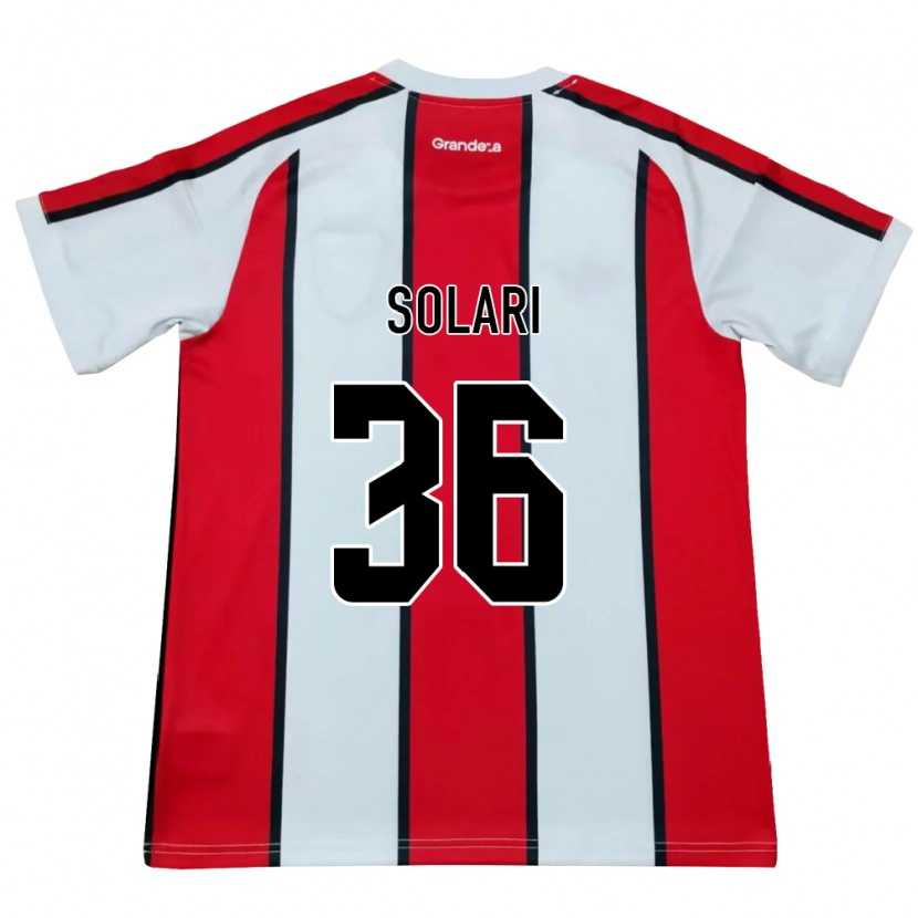 Danxen Dámské Pablo Solari #36 Bílá Červená Černá Daleko Hráčské Dresy 2026/27 Dres