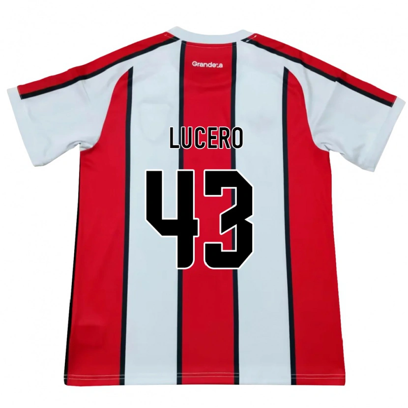 Danxen Dámské Valentín Lucero #43 Bílá Červená Černá Daleko Hráčské Dresy 2026/27 Dres