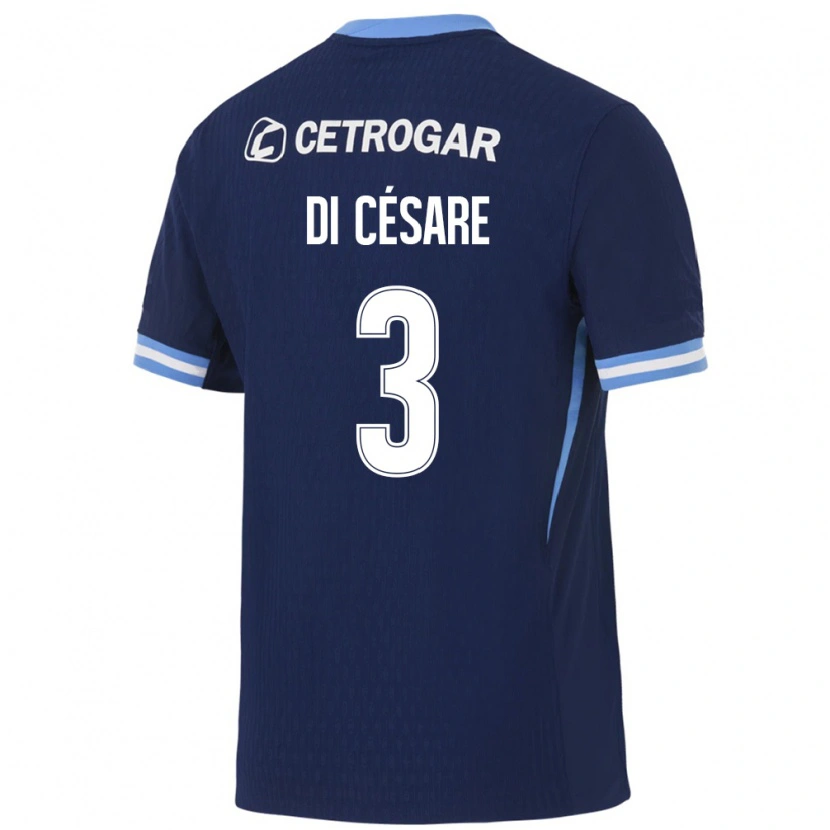 Danxen Dámské Marco Di Césare #3 Královsky Modrá Světle Modrá Bílá Daleko Hráčské Dresy 2026/27 Dres