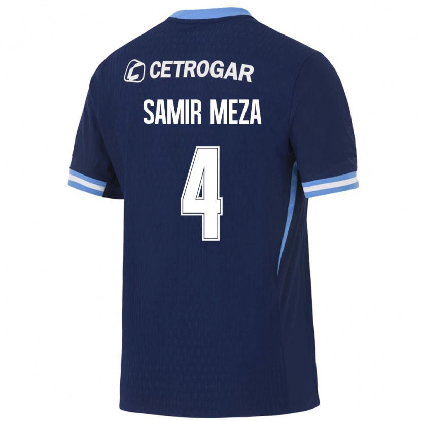 Danxen Dámské Samir Meza #4 Královsky Modrá Světle Modrá Bílá Daleko Hráčské Dresy 2026/27 Dres