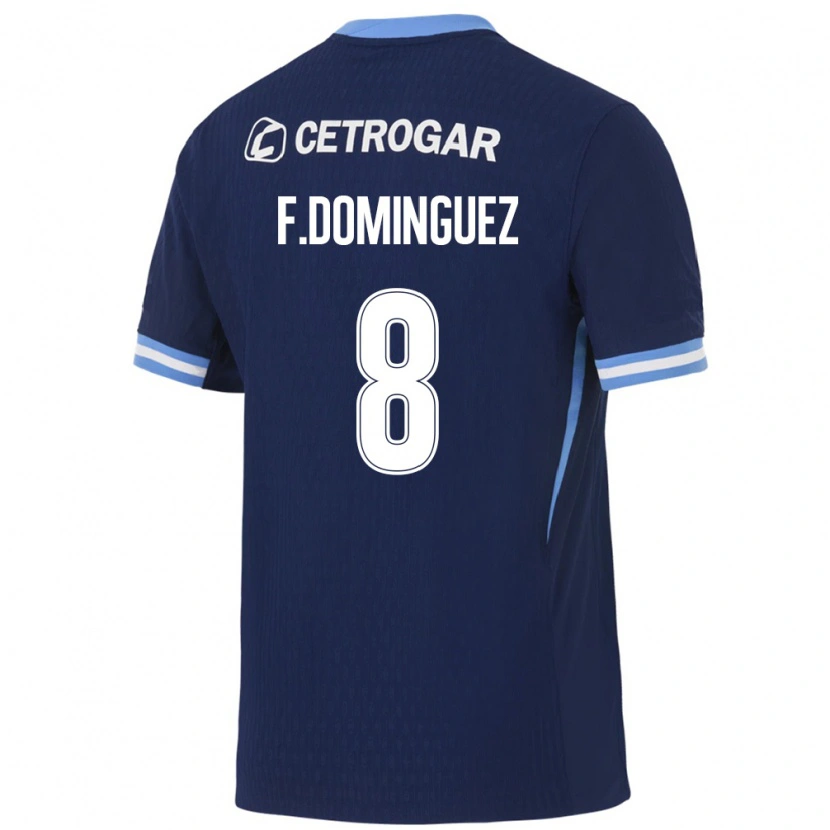 Danxen Dámské Fabricio Dominguez #8 Královsky Modrá Světle Modrá Bílá Daleko Hráčské Dresy 2026/27 Dres