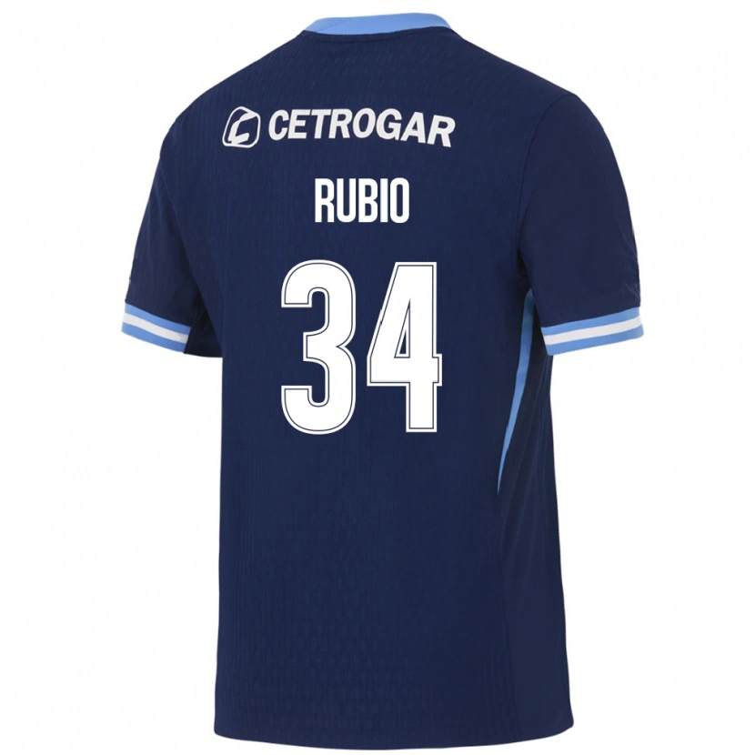 Danxen Dámské Tobías Rubio #34 Královsky Modrá Světle Modrá Bílá Daleko Hráčské Dresy 2026/27 Dres