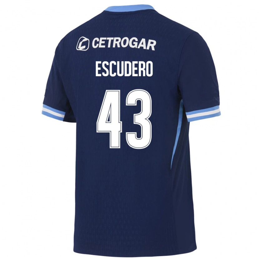 Danxen Dámské Gonzalo Escudero #43 Královsky Modrá Světle Modrá Bílá Daleko Hráčské Dresy 2026/27 Dres