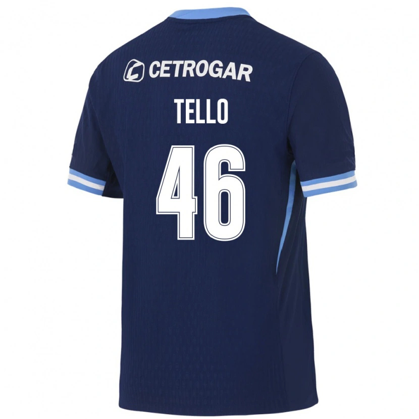 Danxen Dámské Alejandro Tello #46 Královsky Modrá Světle Modrá Bílá Daleko Hráčské Dresy 2026/27 Dres
