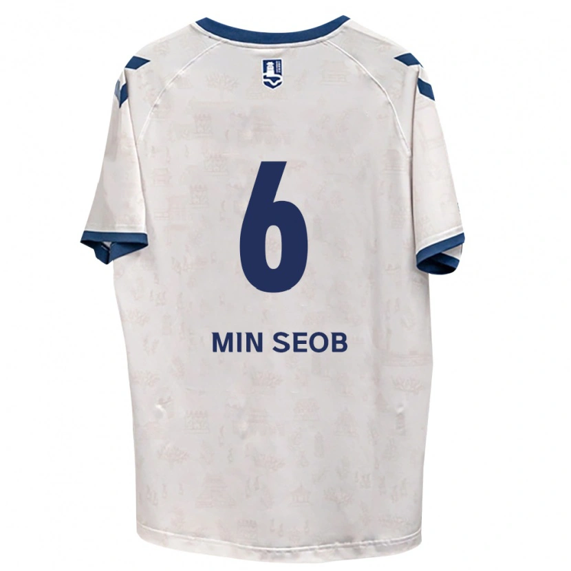 Danxen Dámské Min-Seob Song #6 Královsky Modrá Bílá Daleko Hráčské Dresy 2026/27 Dres