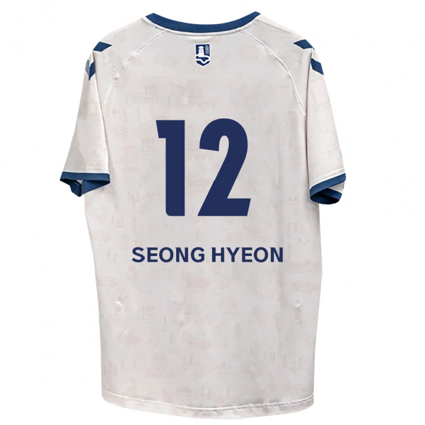 Danxen Dámské Seong-Hyeon Choi #12 Královsky Modrá Bílá Daleko Hráčské Dresy 2026/27 Dres