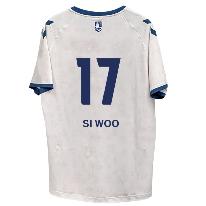 Danxen Dámské Si-Woo Eom #17 Královsky Modrá Bílá Daleko Hráčské Dresy 2026/27 Dres