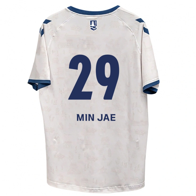 Danxen Dámské Min-Jae Kang #29 Královsky Modrá Bílá Daleko Hráčské Dresy 2026/27 Dres