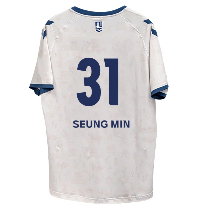 Danxen Dámské Seung-Min Baek #31 Královsky Modrá Bílá Daleko Hráčské Dresy 2026/27 Dres