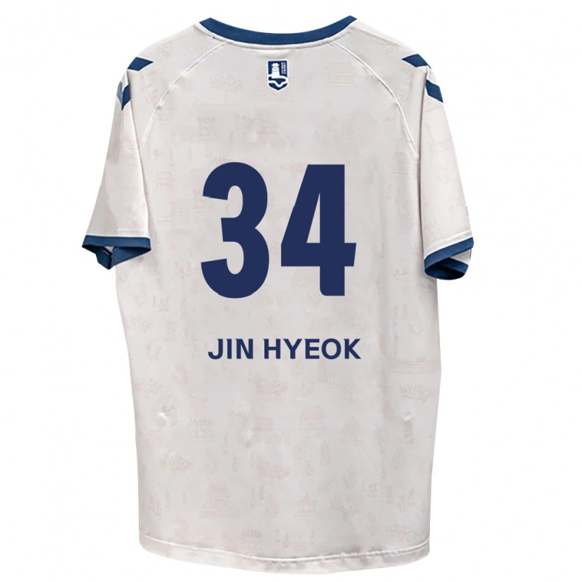 Danxen Dámské Jin-Hyeok Choi #34 Královsky Modrá Bílá Daleko Hráčské Dresy 2026/27 Dres