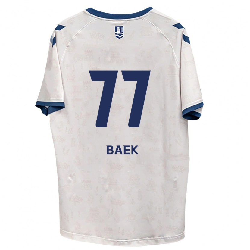 Danxen Dámské Kyeong Baek #77 Královsky Modrá Bílá Daleko Hráčské Dresy 2026/27 Dres