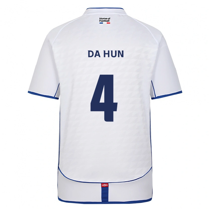 Danxen Dámské Da-Hun Choi #4 Černá Bílá Červená Daleko Hráčské Dresy 2026/27 Dres