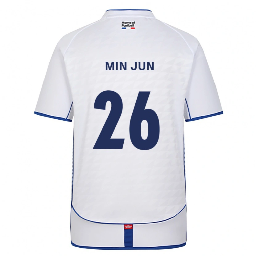 Danxen Dámské Min-Jun Kim #26 Černá Bílá Červená Daleko Hráčské Dresy 2026/27 Dres
