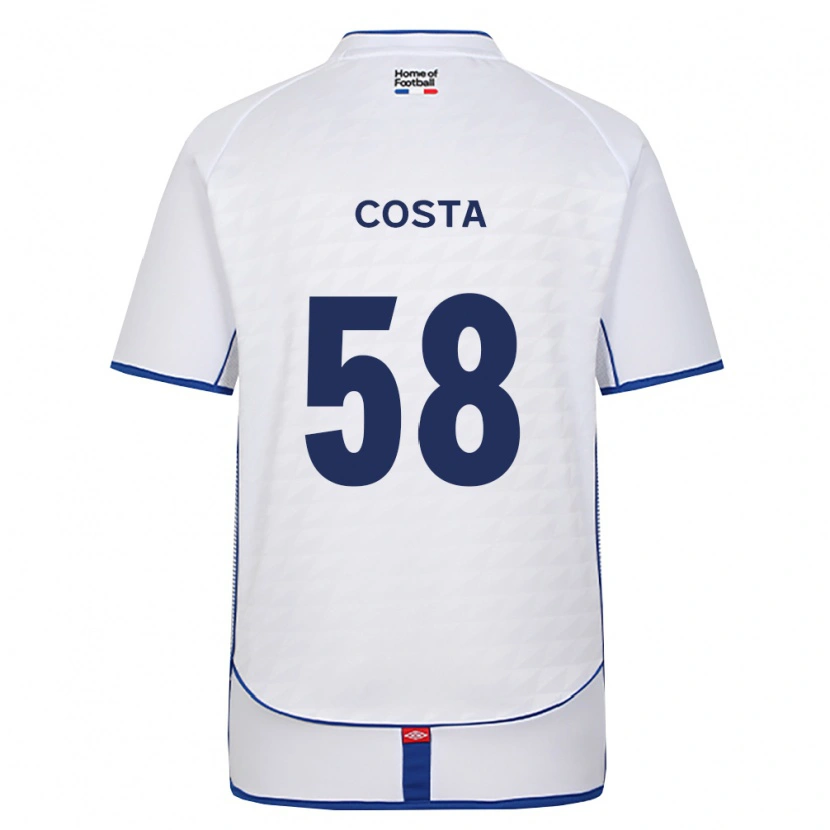 Danxen Dámské Bruno Costa #58 Černá Bílá Červená Daleko Hráčské Dresy 2026/27 Dres