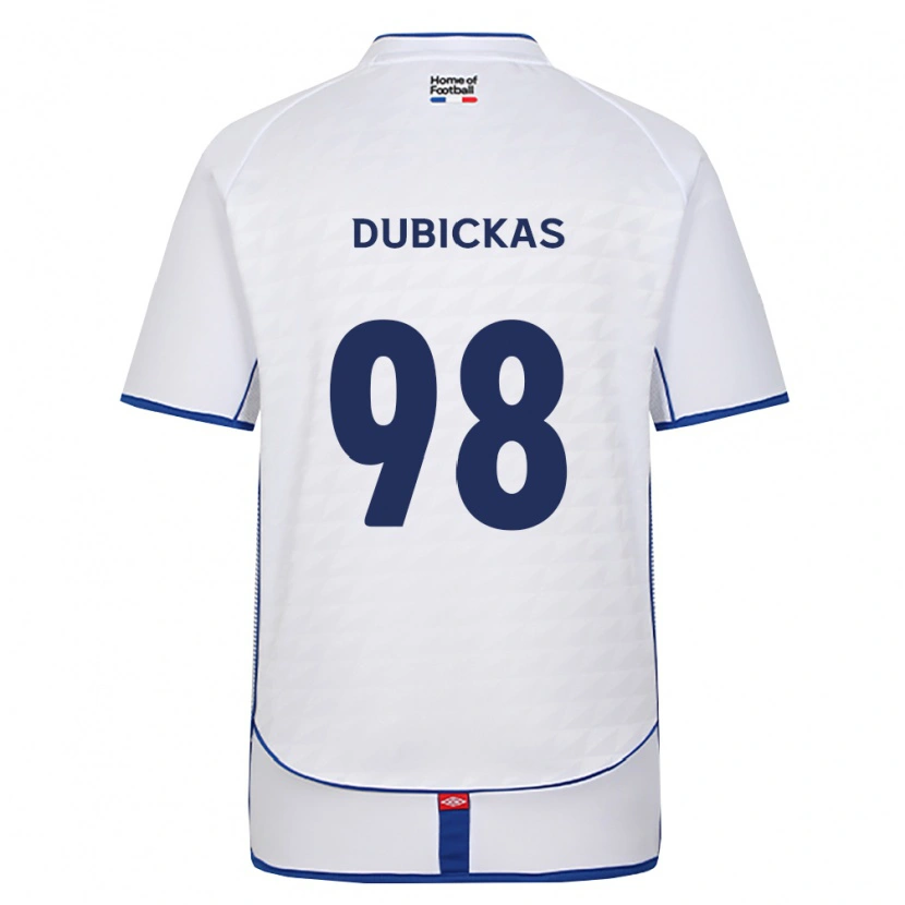 Danxen Dámské Edgaras Dubickas #98 Černá Bílá Červená Daleko Hráčské Dresy 2026/27 Dres